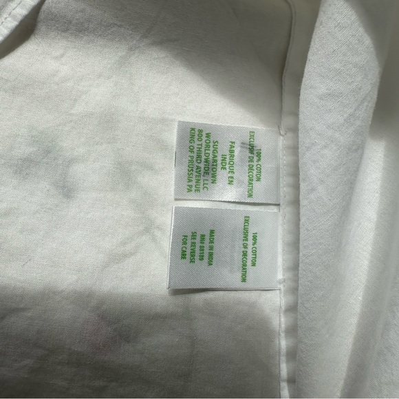 Lilly Pulitzer Kaydence pretty white and yellow blouse - Picture 6 of 8